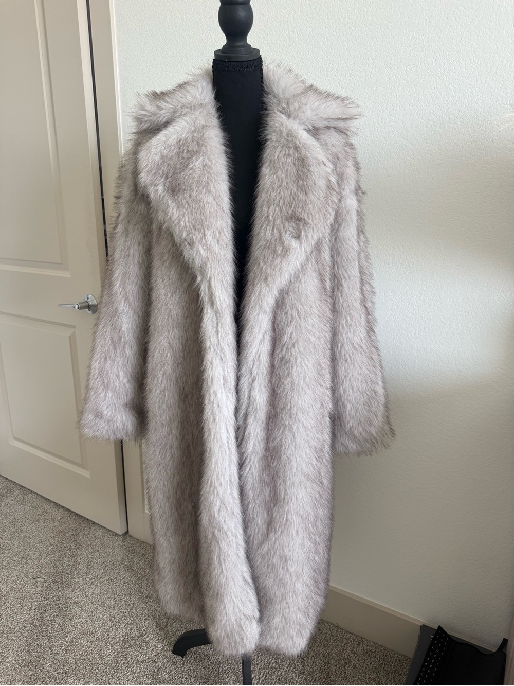 Faux Fur Long Coat